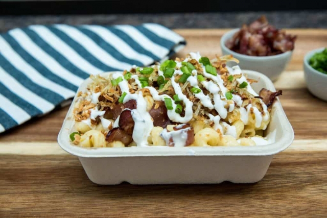 Loaded Potato Mac mac n cheese
